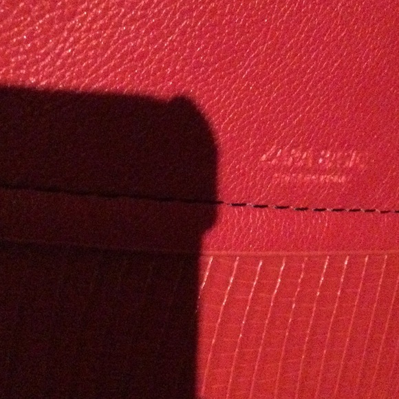 Zara duffel bag with inside pouch in red with black straps - Picture 10 of 10